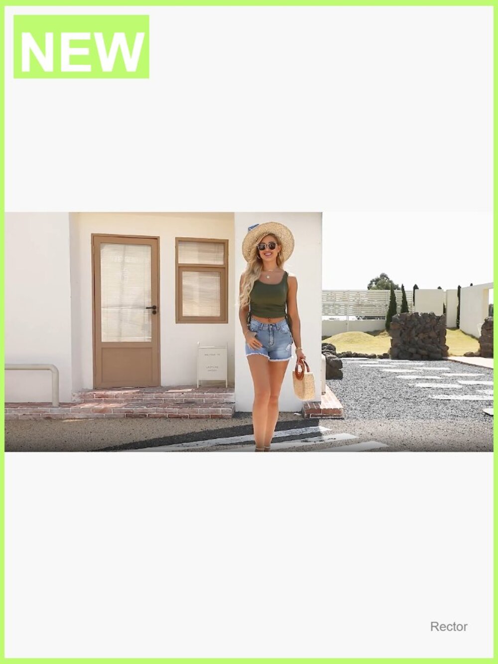 Frayed Raw Hem Denim Shorts High Waisted Ripped Distressed - Picture 6 of 7